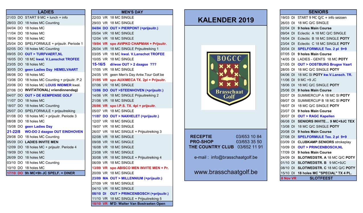 Kleine Kalender 2019 (gesleept) 2